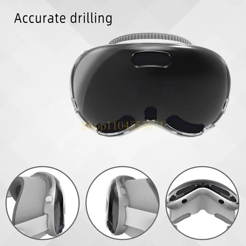 حافظة سماعات الرأس الأكثر مبيعًا، غطاء حماية شفاف من مادة TPU لسماعات الواقع الافتراضي #5