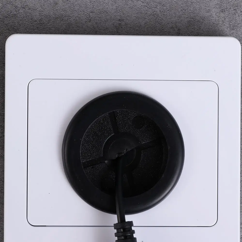 1Pc 86Type Cable Socket Panel With Rubber Pad Decorative Cover Electrical Supplies Wall Blank Panel Home Wiring Accessories Hot