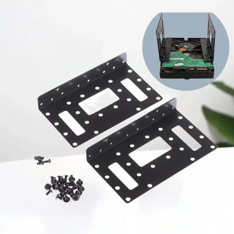 1set 11UB Storage Mounting Bracket 2.5inch 3.5inch Tray Adapter Hard Disk Drive For 2.5/3.5-inch SSD Bracket Computer Part