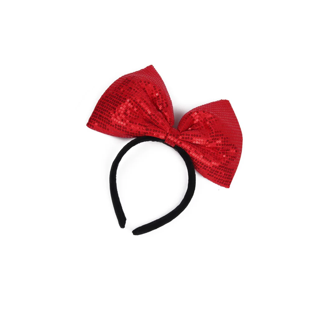 حساسة الترتر الأحمر الشعر هوب Bowknot تصميم لملابس الحفلات وأنيقة صور مواقع الشعر هوب الترتر عقال