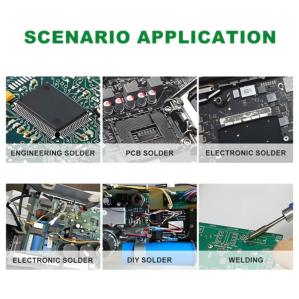 سلك لحام سلك القصدير الخالي من الرصاص 20/50 جرام الصنوبري الجريان محفور لا تنظيف سلك لحام إصلاح #6