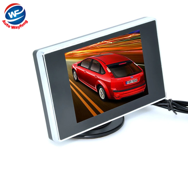 3. monitor do carro do ccd de 5 polegadas cor do carro tft lcd monitor retrovisor dvd com pal/ntsc monitor de estacionamento retrovisor monitor de