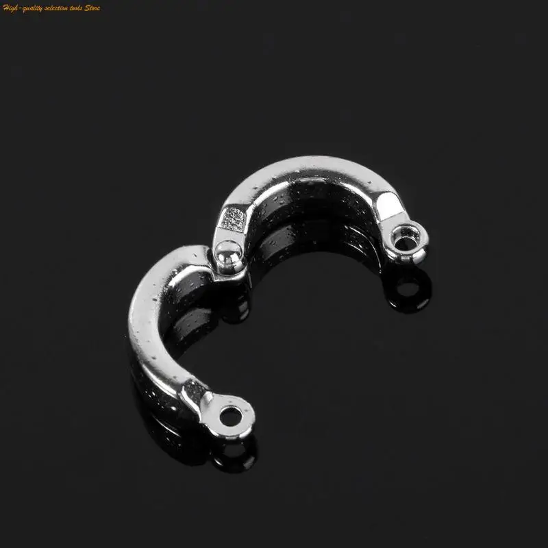 203F Pet Bird Metal Leg Rings Round Metal Foot Clip Active Opening for Pigeons Parrots