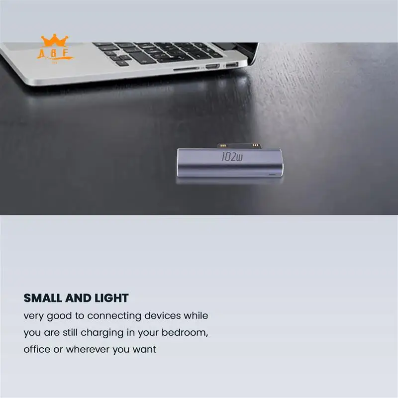 

A08E-102W USB C Type C PD Fast Charging Plug Converter For Surface Pro 3 4 5 6 7 8 Go For Surface Book 1 2 3