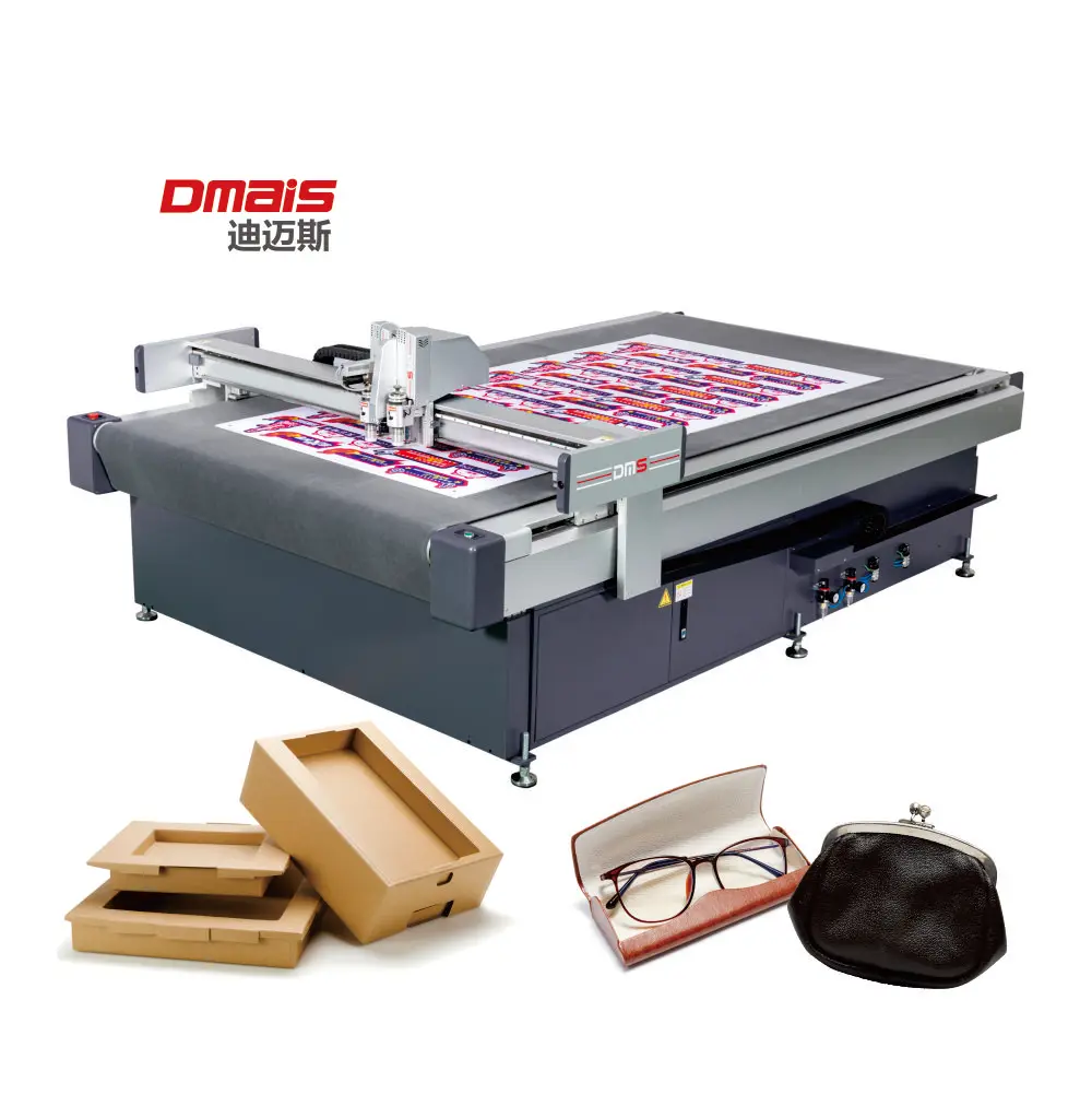 High Speed CNC Flatbed Card Cutter Automatic Die Cutting Equipment Precision Rotating CNC Cutter