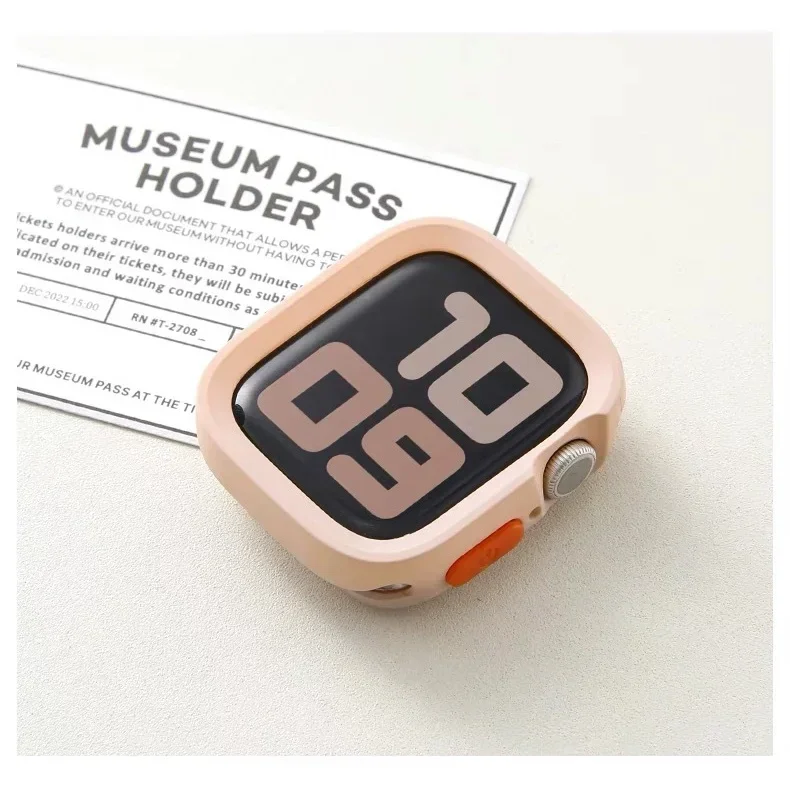 Silicone Sport Bumper Soft Case For Apple Watch 10 9 8 7 6 SE 5 Anti-drop Matte Cover For iwatch 46mm 49mm 41mm 40mm 44mm 45mm image 6