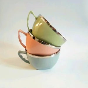 Stainless steel bowl with strap, solid color, anti-ecadant, instant noodle mixture bowl, kitchen utensils, food accessory 10 Main Sales Bowl - №2