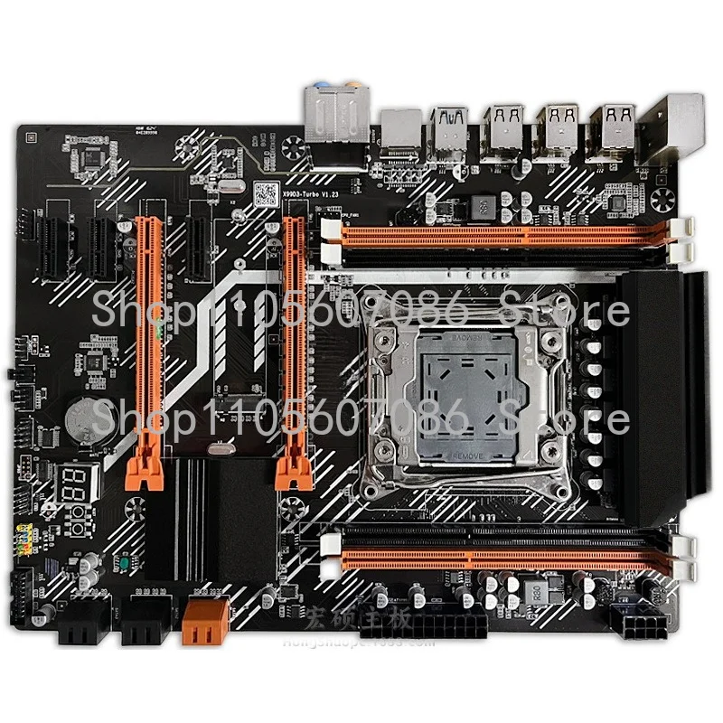 For New X99T Main Board 2011-3 Desktop ECC Server DDR3 X99 E5 2678V3V4 2666v3