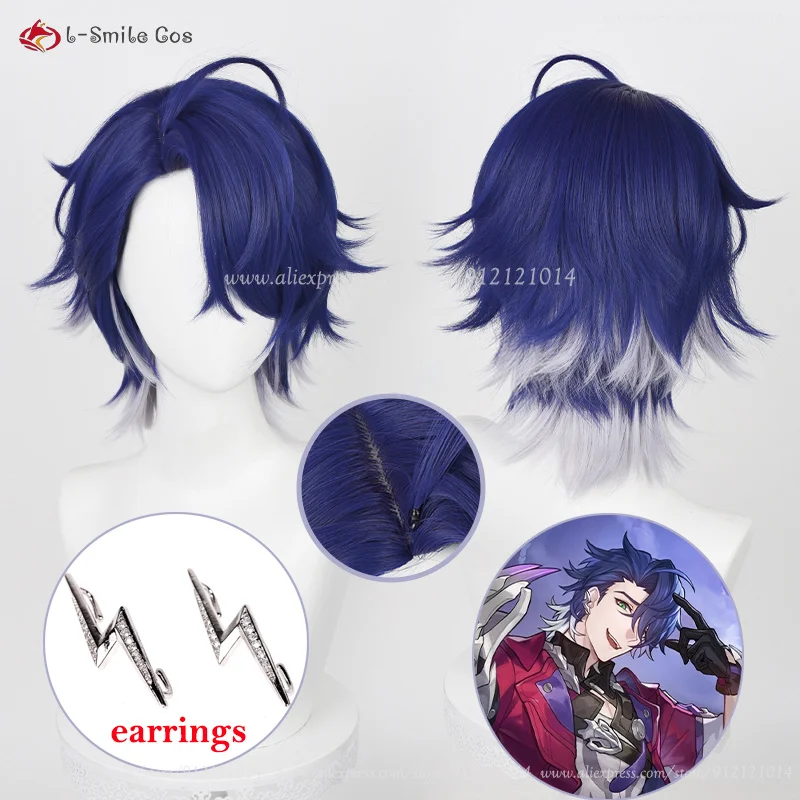 

Wigs Sampo Koski Cosplay Wig Sampo Cosplay Earrings Cosplay 33cm Scalp Anime Wig Heat Resistant Fiber Hair + Wig Cap