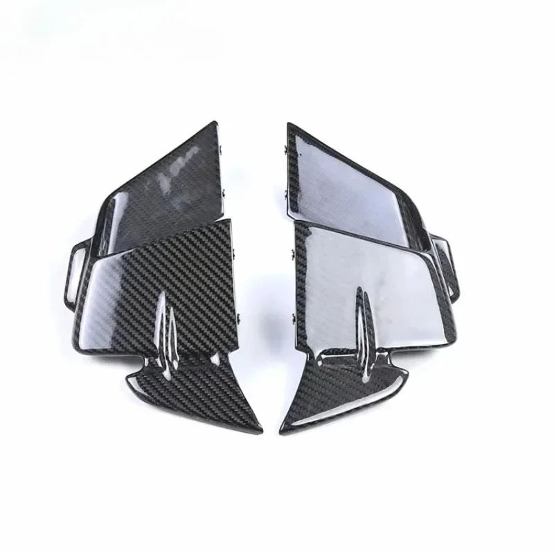 100% 3K Carbon Fiber Side Panels Fixed Wings Fairing Motorcycle Winglets for  S1000RR 2023 2024