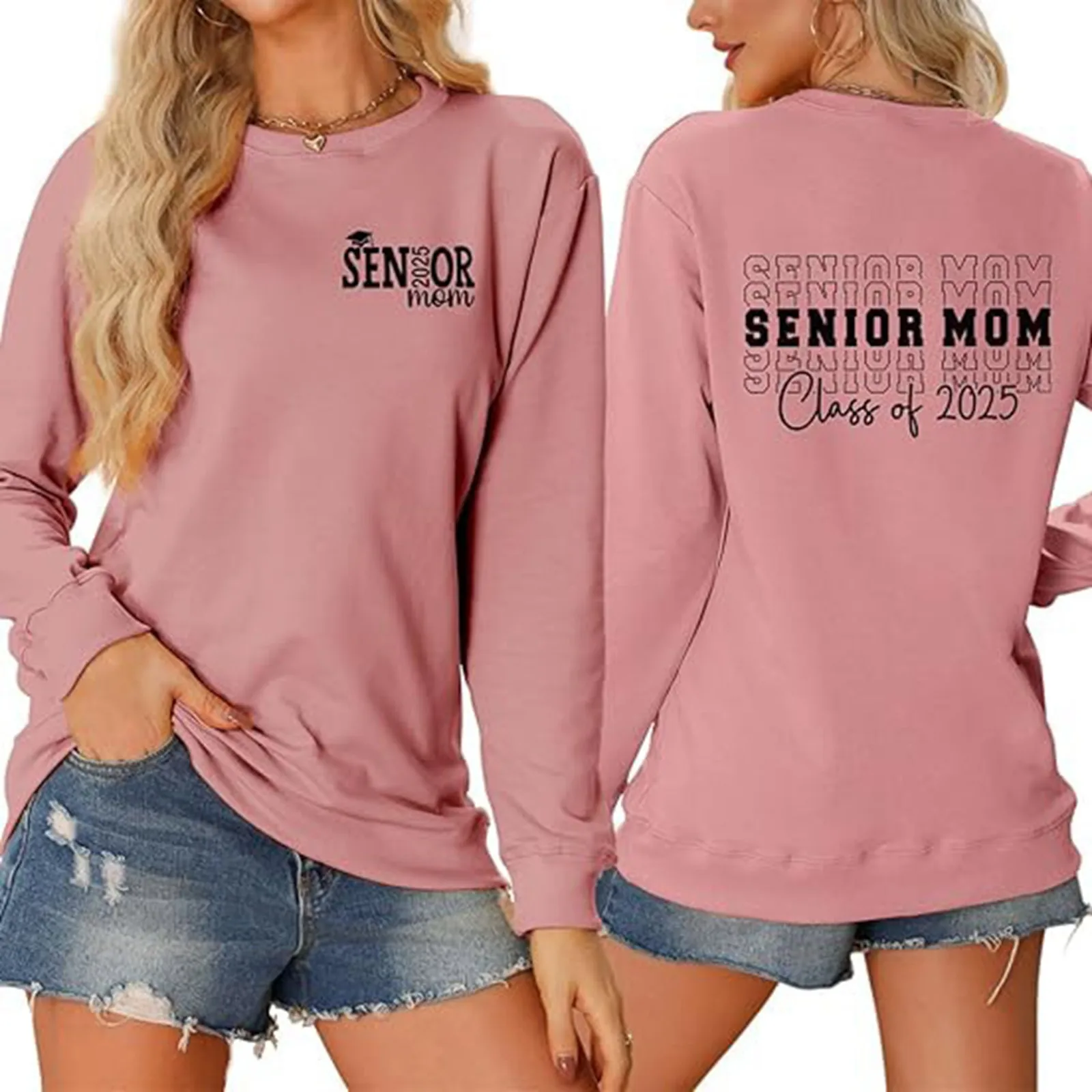 

Sudaderas De Mujeres Women Mom Shirt 2024 Sweatshirt T Shirt Letter Print Long Sleeve Shirt Autumn Winter Hoodie Streetwear