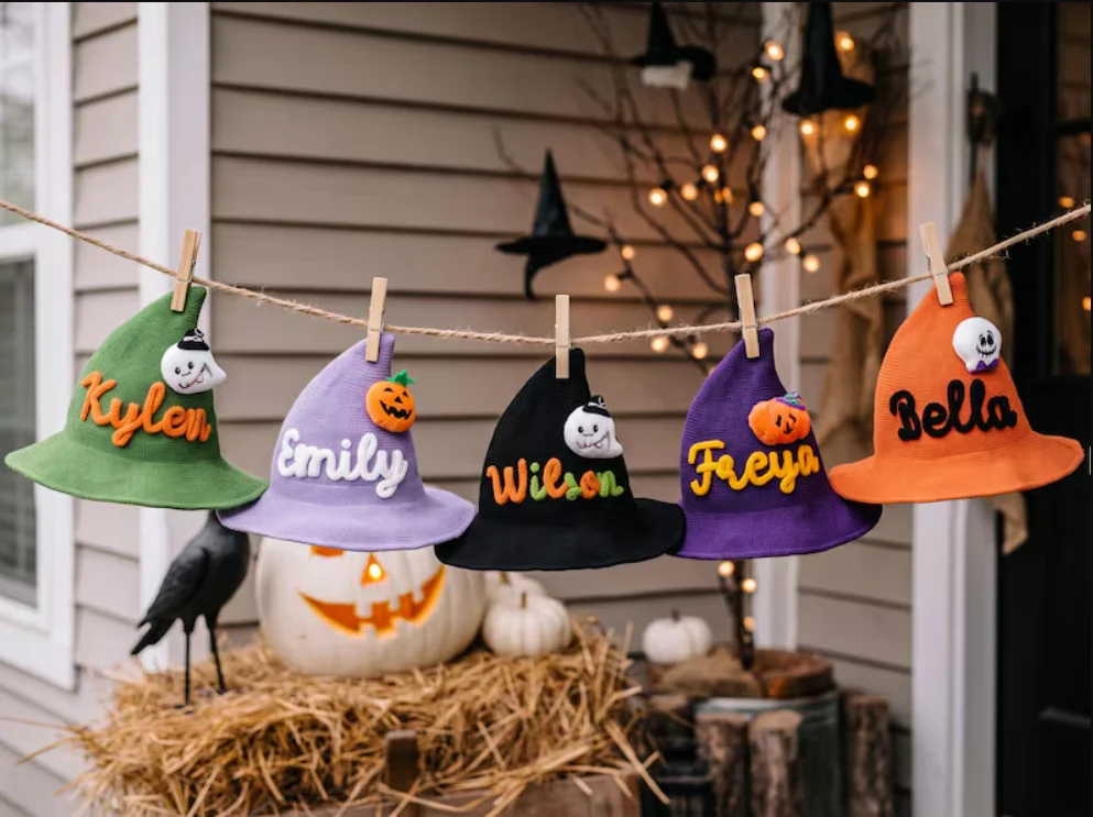 Personalized Kids Witch Hat, C - Art Craft Party review and price