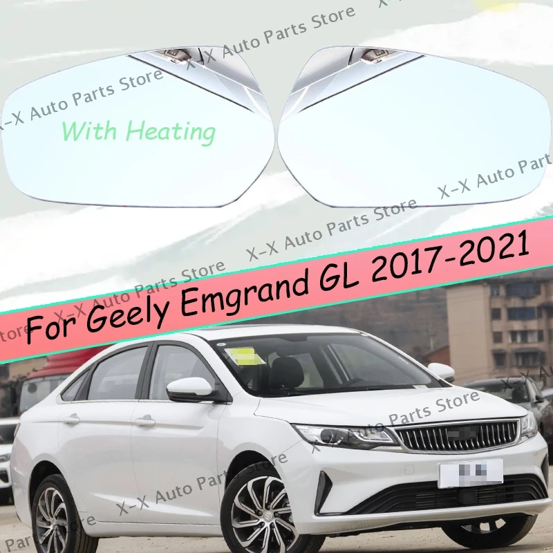 

Replace Side Mirror Lens Rearview Reflective Lenses Glass with Heating For Geely Emgrand GL 2017-2019 2020 2021 Car Accessories