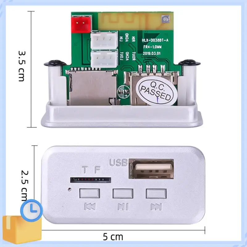Popular bluetooth 5.0 mp3 wma ape placa decodificação áudio do carro usb tf rádio fm módulo handsfree mp3 player para alto-falante fácil de usar 1
