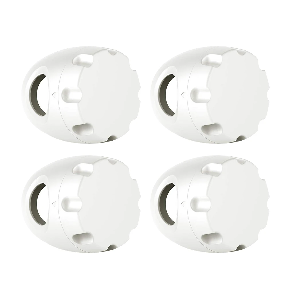 

4Pcs Baby Safety Door Handle Lock Covers Anti Collision Protector for Kids Easy Install White