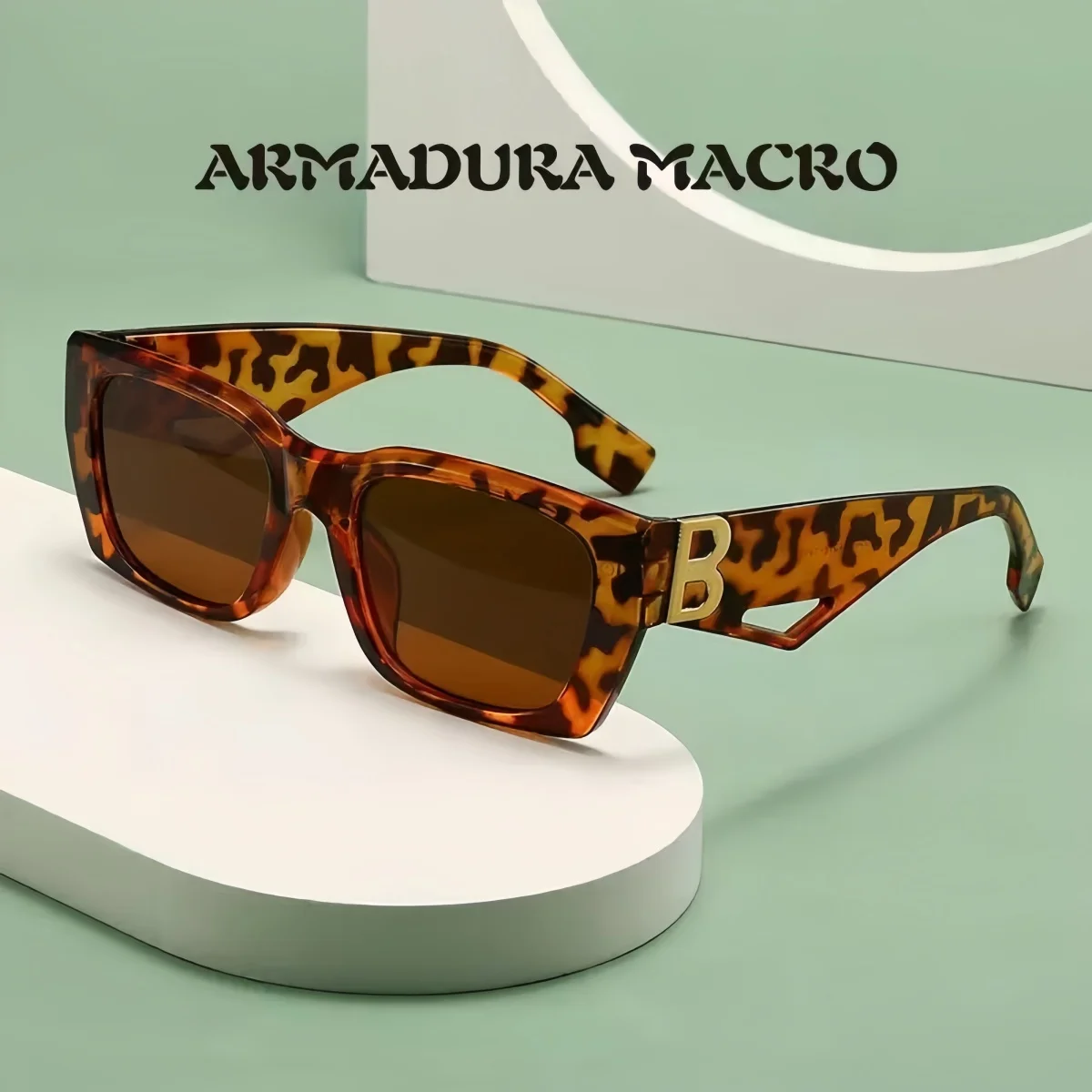 1pc European and American retro style women's fashionable sunglasses trend versatile summer sun shading and UV protection lightw image 5