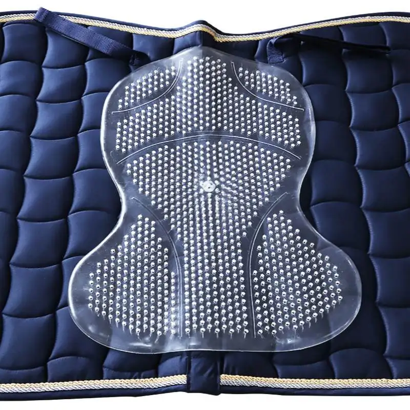 

Новая гелевая подушечка для седла, противоскользящая гелевая подушечка для спинки седла для лошадей, идеально подходит для мероприятий, перевязок, тренировок по прыжкам