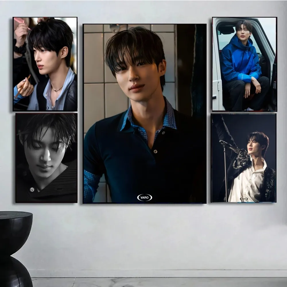 Byeon Woo-seok Korea Self-adhesive Art Poster Whitepaper Prints Posters Artwork Home Decor