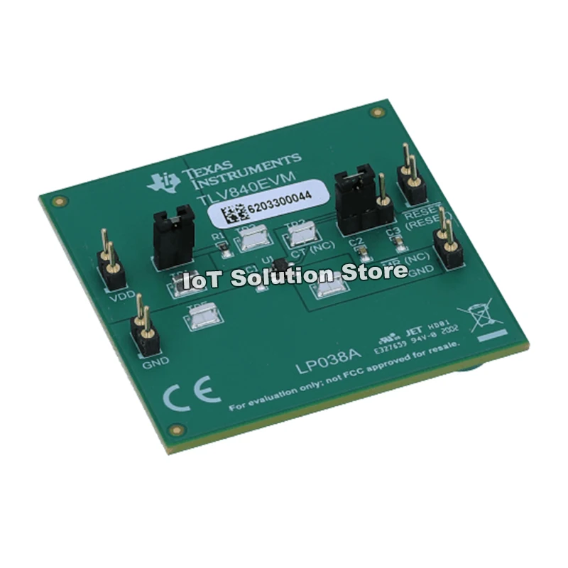 TLV840EVM TLV840 evaluation module for low-voltage supervisor with adjustable-reset time delay