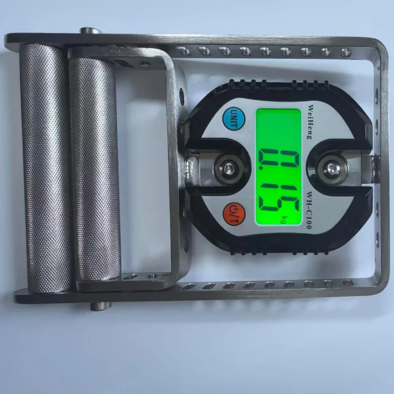 Grip Strength Measurement and Counting Stable Grip Strength Tester, Professional Finger Training Equipment, Stainless Steel