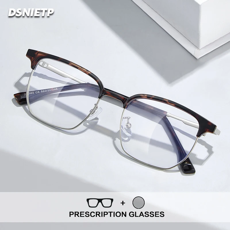 

ISLINO Fashion Reading Glasses Women Photochromic Anti Blue Light Prescription Glasses Frame Progressive Multifocus Eyewear