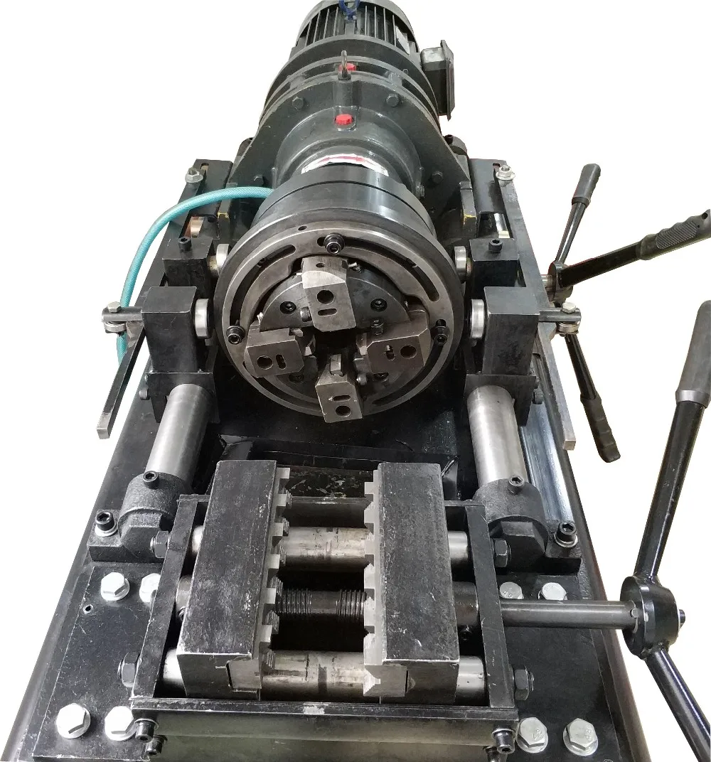 Máquina laminadora de roscado recto de barras de refuerzo automática Máquina laminadora de roscas de varilla de tornillo de barras de refuerzo acanaladas