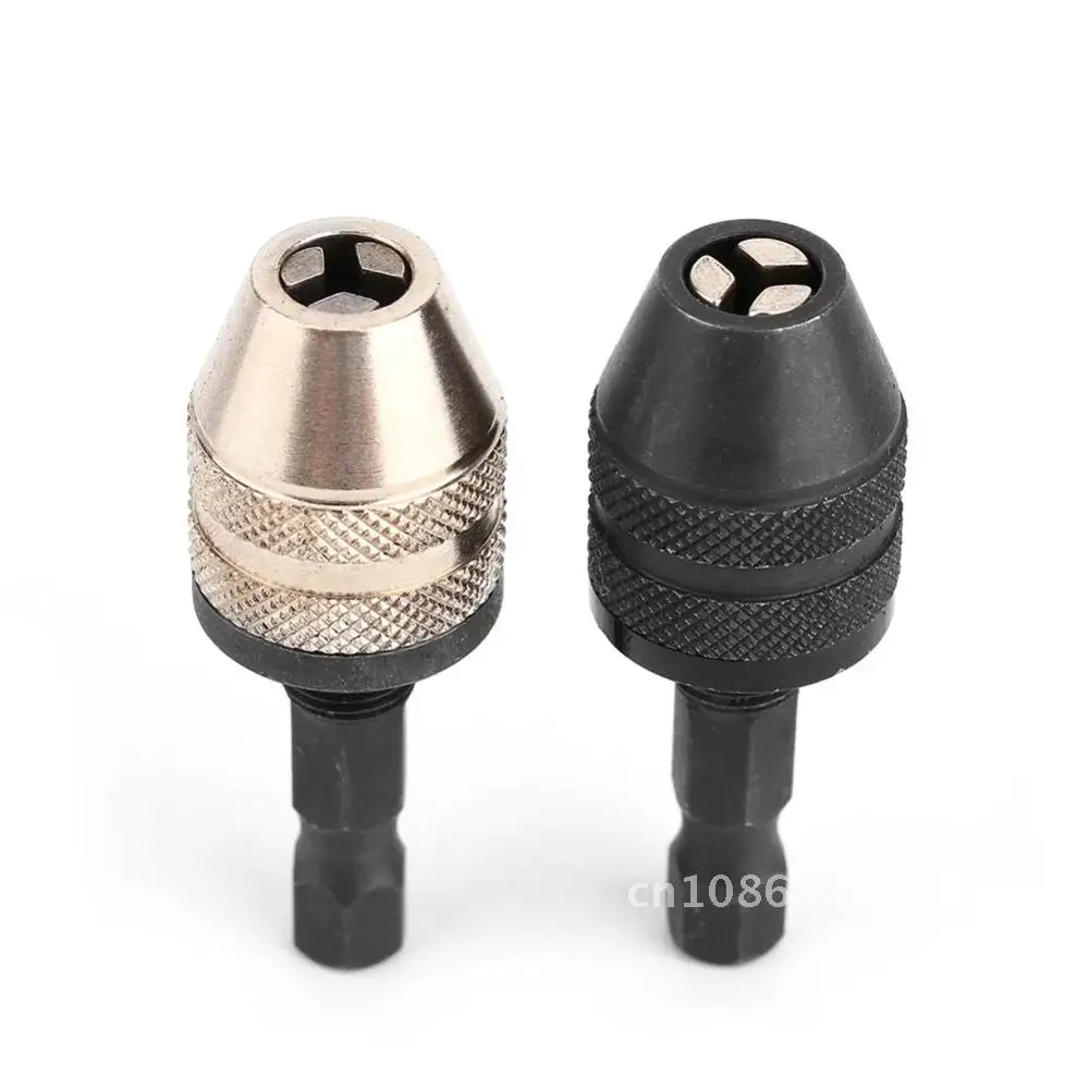 

Adapter Quick Change Tool Bit Drill Shank Hex 1/4'' Adaptor Driver Impact Screwdriver Chuck Drill Keyless