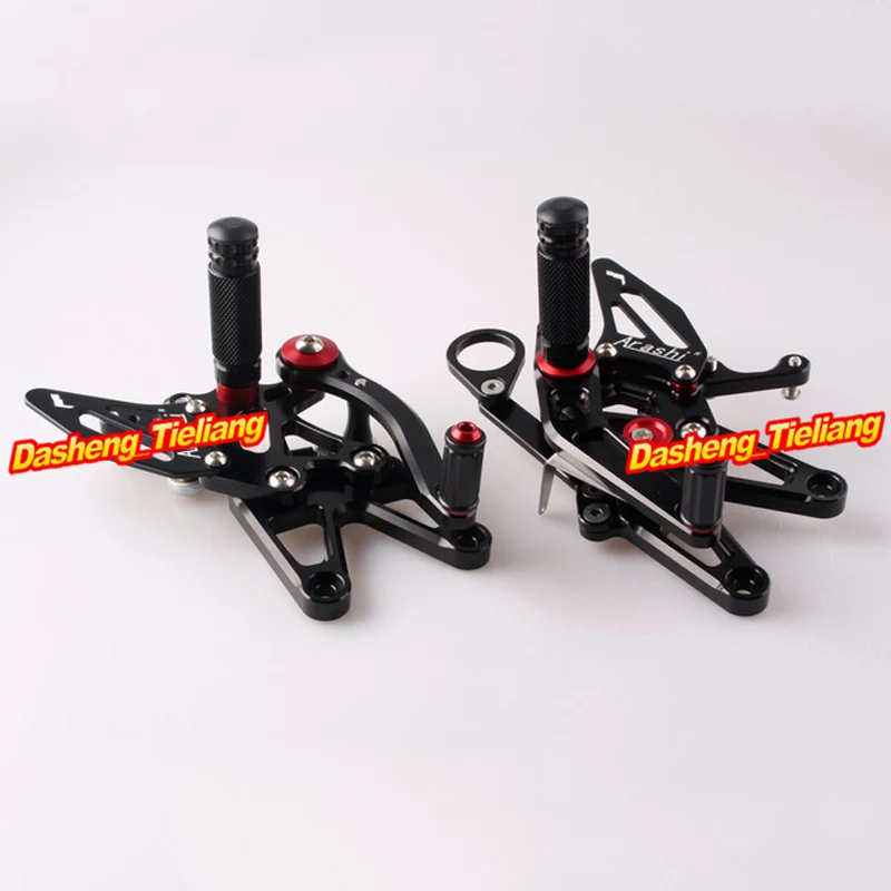 Motorcycle Adjustable Rear Set Footpegs Footrests Foot Rest Pegs Bracket Kits For BMW S1000RR 2010 2011 2012 2013