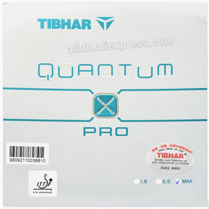 Tibhar quantum X pro table tennis rubber blue and pink rubber for national player none tacky fast attack loop cake sponge