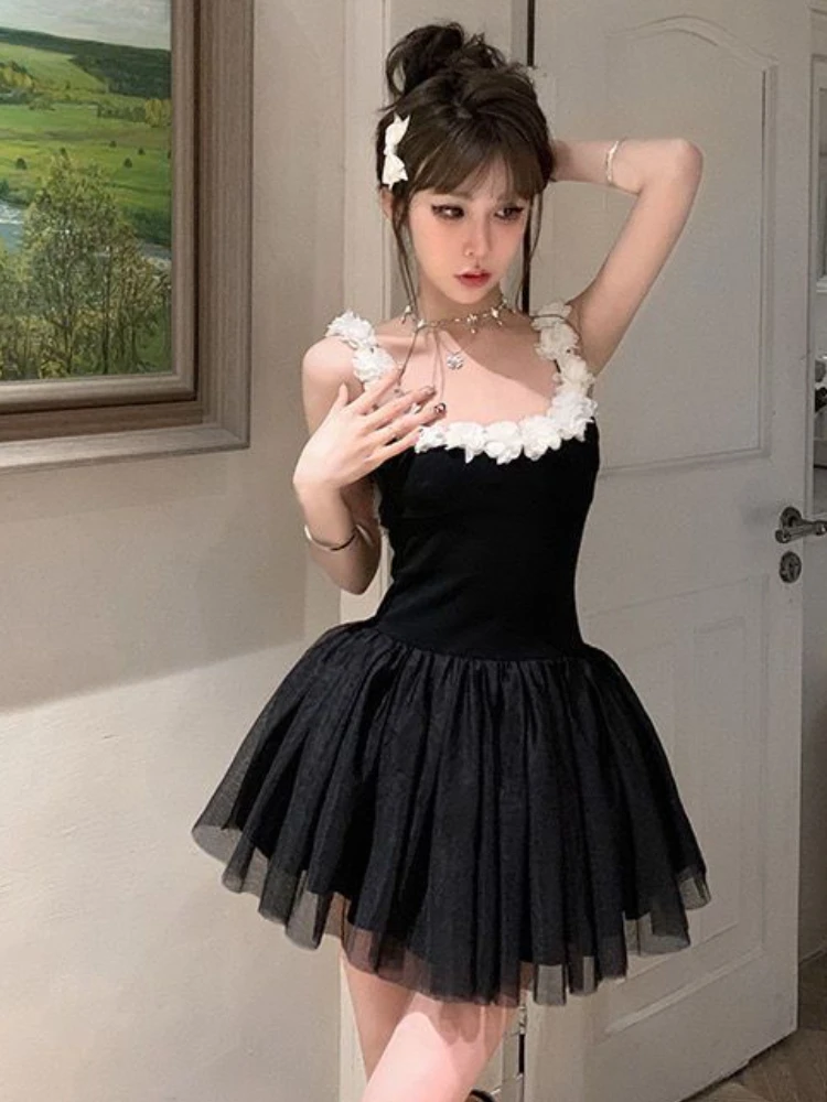 Dresses Women Backless Lace-up Creativity Princess All-match Summer Charming Elegant Popular Sweet Special Leisure Basics New