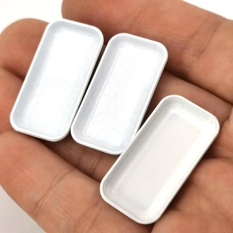 3Pcs 1/12 Dollhouse Simulation Food Dish Plates Dollhouse Mini Kitchen Tableware Decoration Dolls House Accessories Toys