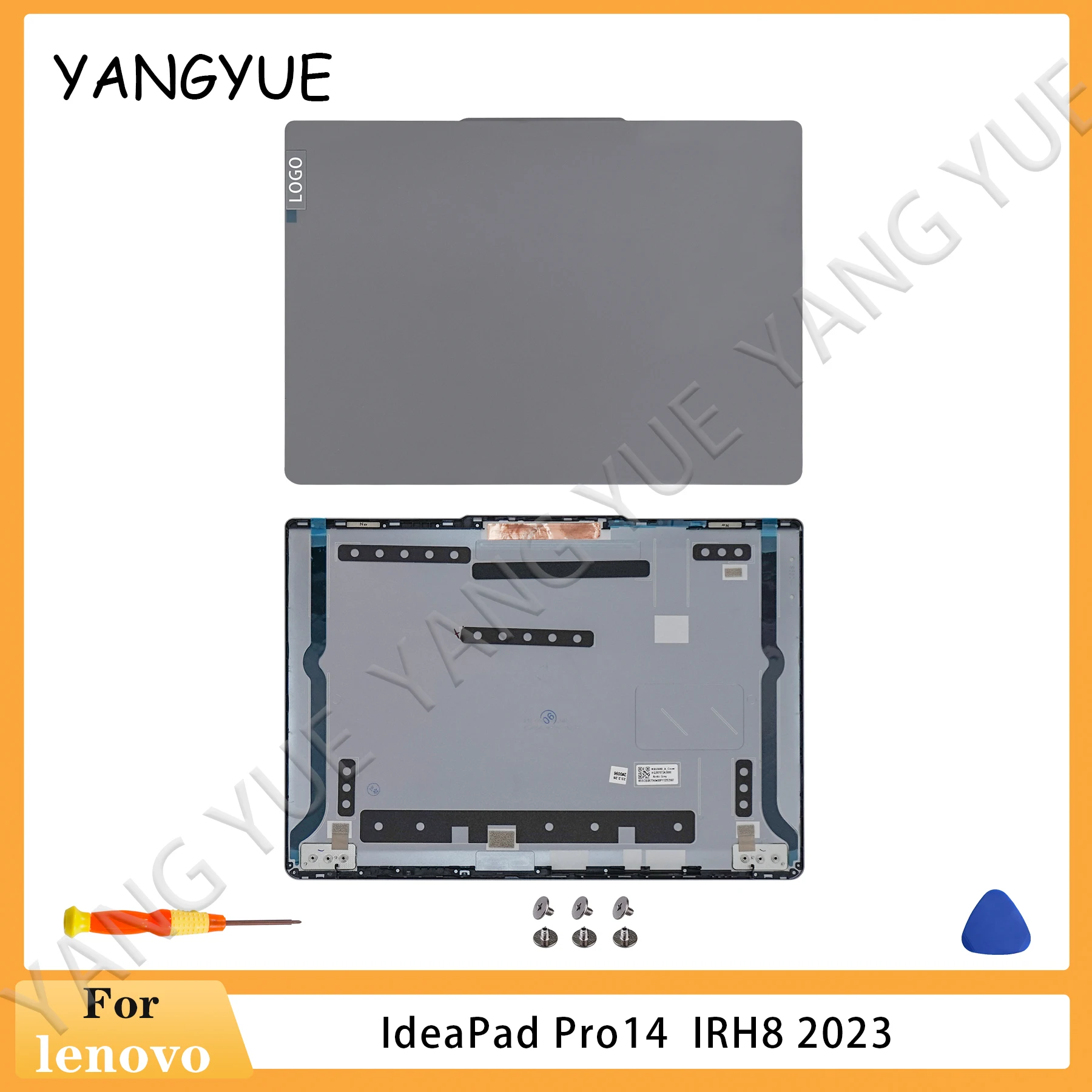 

New Case For Lenovo IdeaPad Pro14 IRH8 IAP8 2023 Xiaoxin Pro14 Laptop LCD Back Cover/Front Bezel/Palmrest/Bottom/Hinges Replace