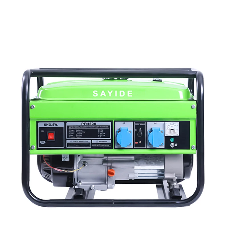 Gasoline Generator Outdoor Household 3/4kw Small Portable Electric 220V Generator