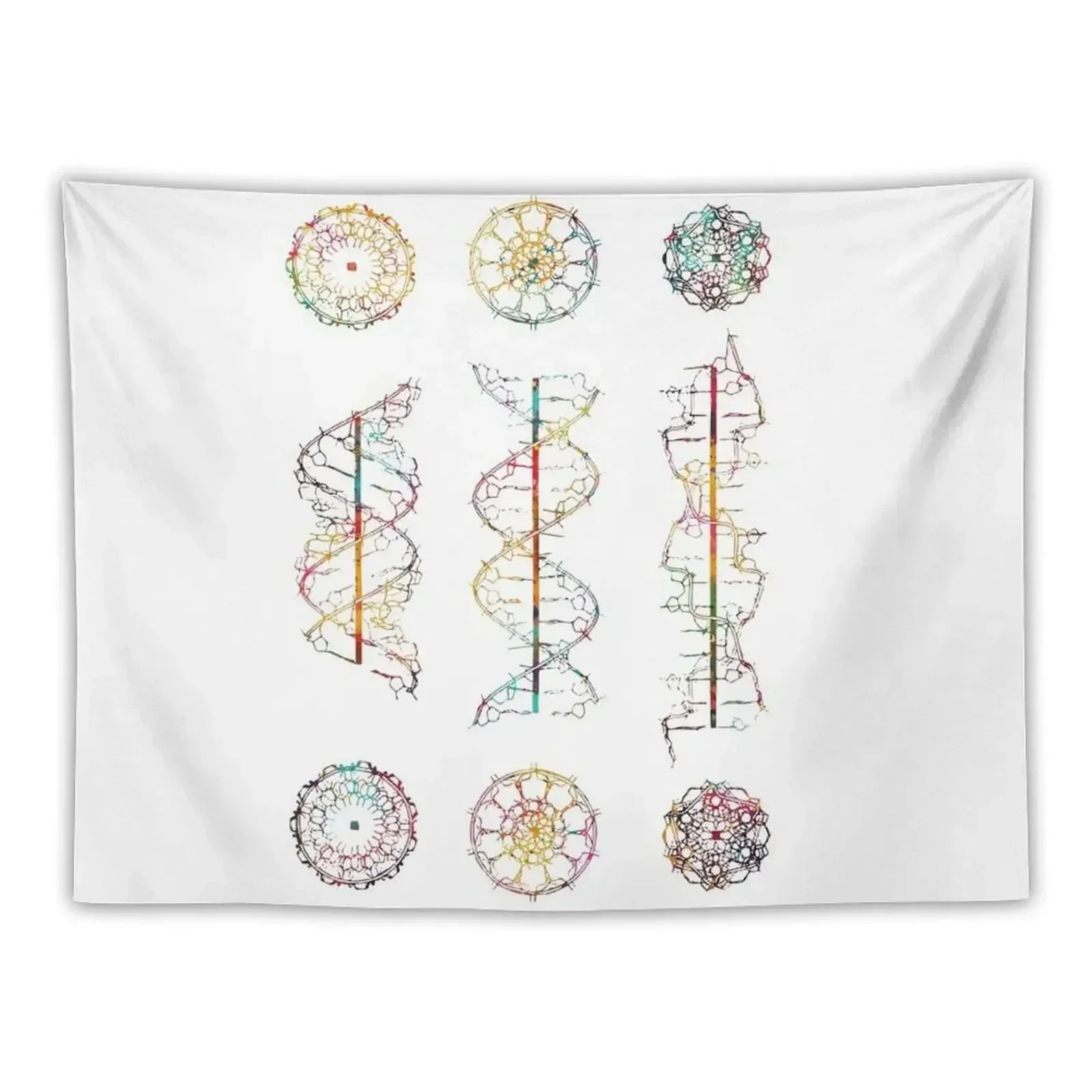 

DNA helix conformation Tapestry Decorative Wall Murals Room Decoration Korean Style Bedroom Decor Aesthetic Tapestry