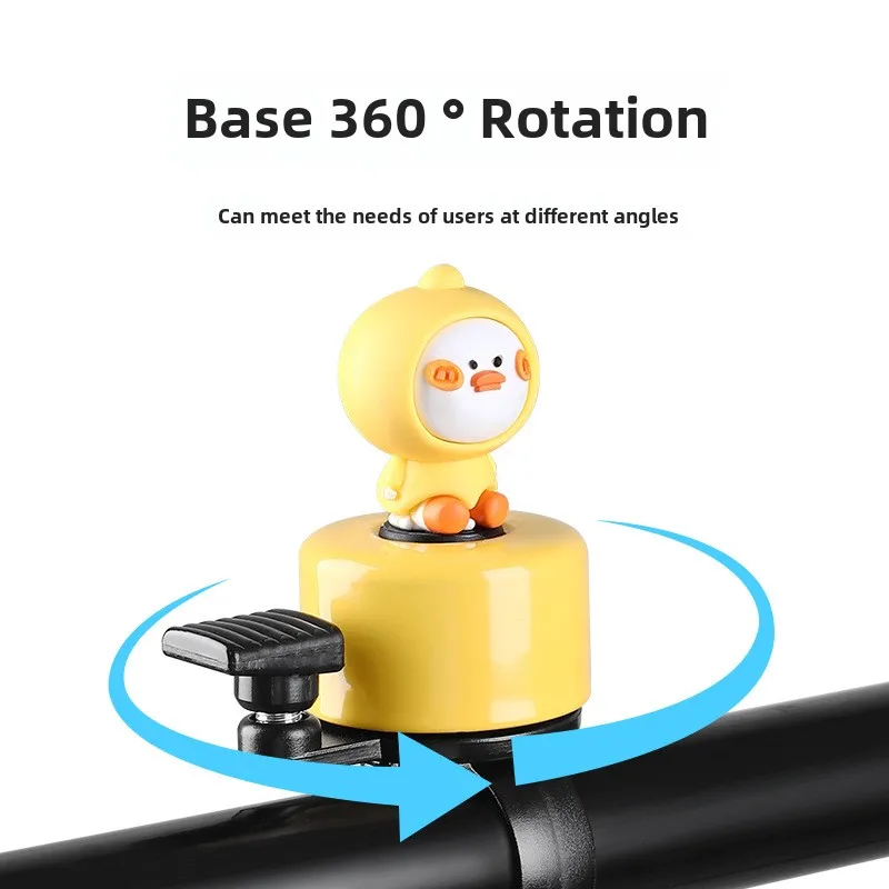 AliExpress Universal Bike Bells - Cartoon Car Style Copper Horns for Mountain, Road & Scooters