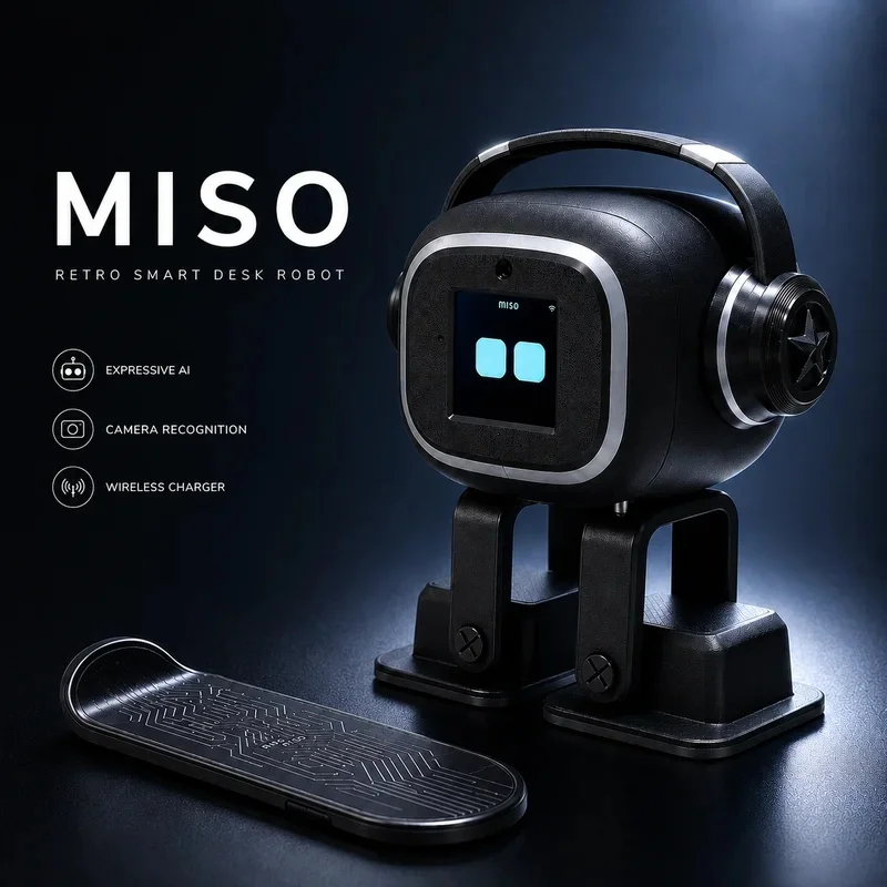 AI Robot | EMO RobotVoice Control,Emotional Interaction,Chatbot ,Camera Recognition,Singing & Dancing Toy