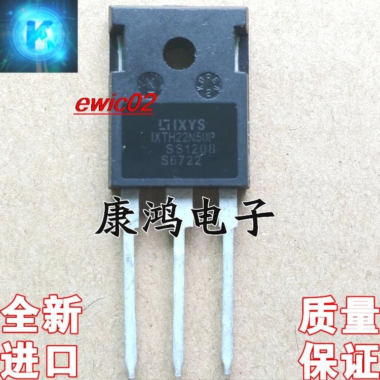 5pieces Original stock  IXTH22N50P IXFH22N50P TO-247 MOS 22A 500V