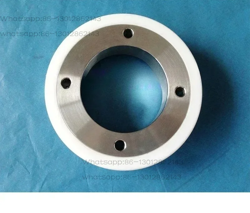 Rodillo de presión F421 (cerámica blanca+SUS), A290-8119-X382, Ø80x47x22Wmm para las series α- iD, iE, 600iA, α - CiA