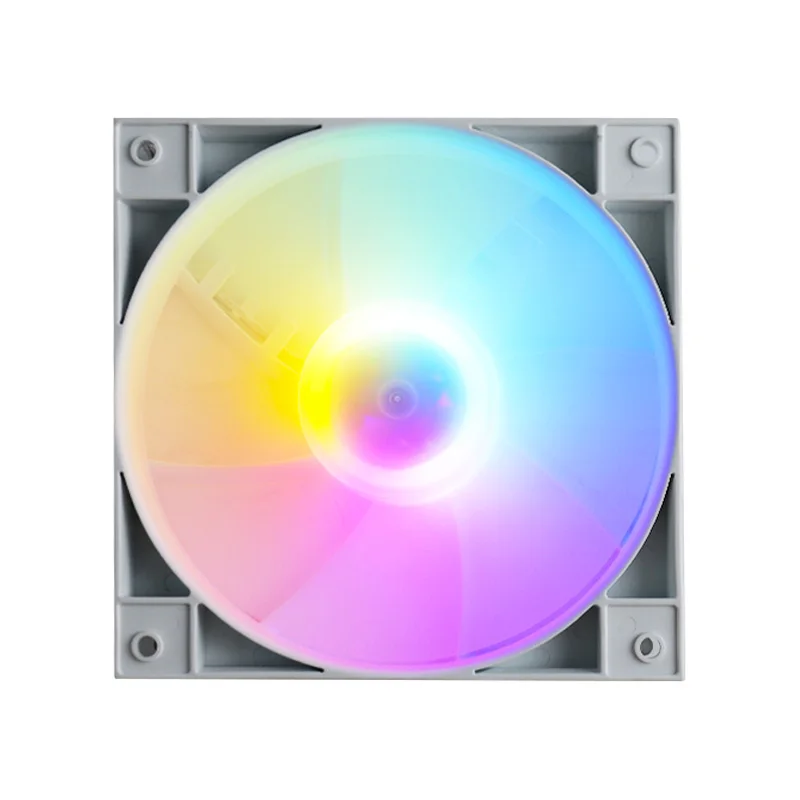 MANMU Kipas Pendingin Komputer Rpm Tinggi Kipas Casing Rgb 120Mm Pendingin Cpu Pendingin Rgb untuk Kipas Casing Komputer 2pin