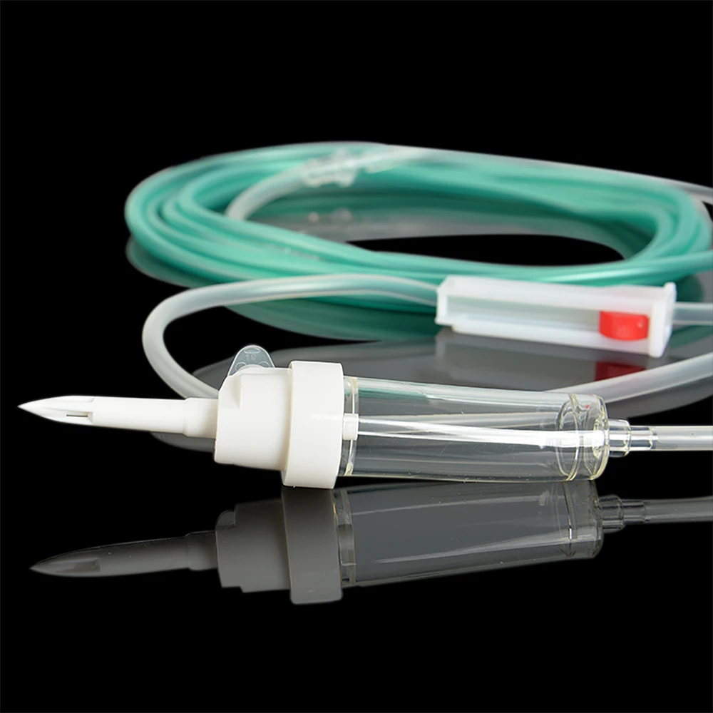 AZDENT 10Pcs Oral ชลประทาน Disposable Tube Kit สำหรับ Cooling ทันตกรรมรากเทียมศัลยกรรม A / C ประเภทท่อชุด Machinery