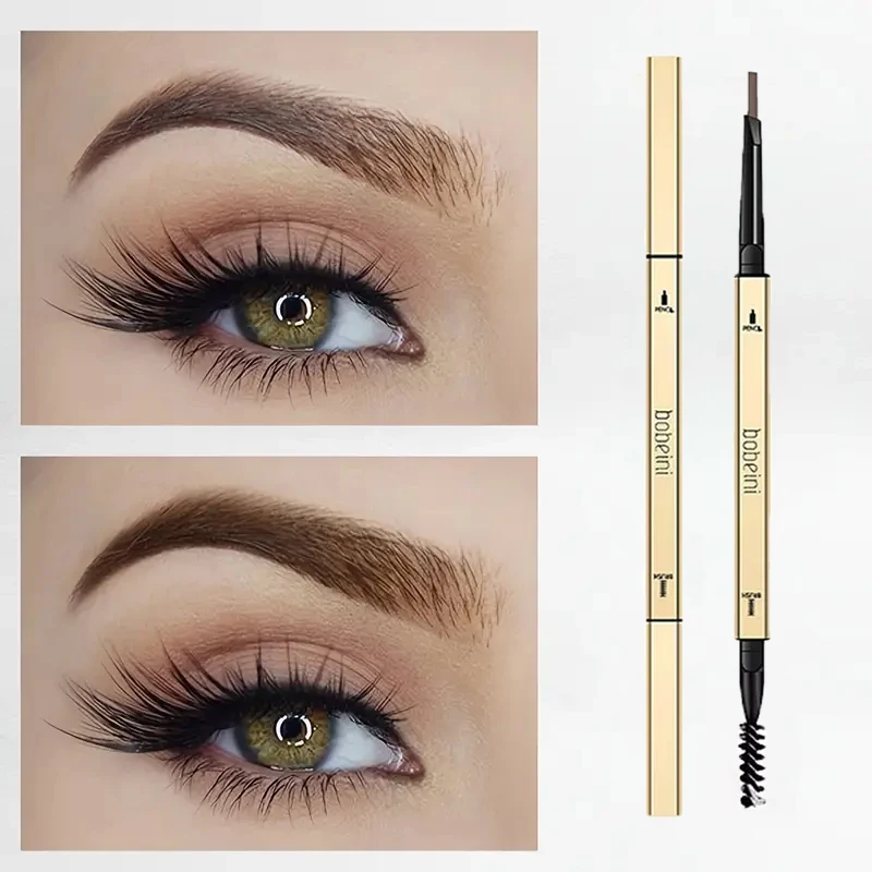 Waterproof Eyebrow Pencil Sharpener Beginner Durable and Long Extremely Fine Double-headed Blow Lasting Brow a Eye