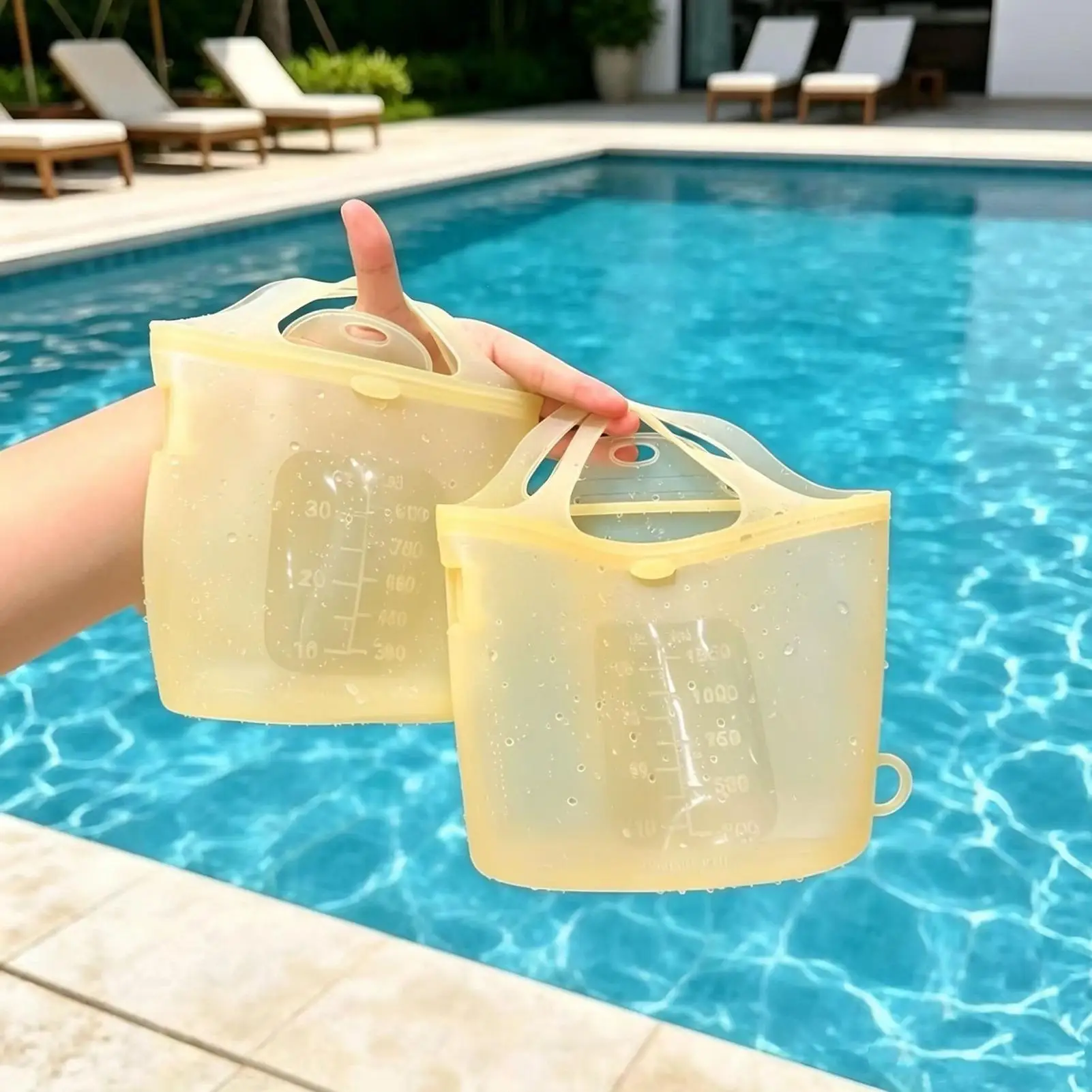 Wet Dry Bag Washable Reusable Large Capacity Pouch Wet Clothes Bag For Pool Travel Gym Camp Shower Daycare Towel Sunscreen Adult