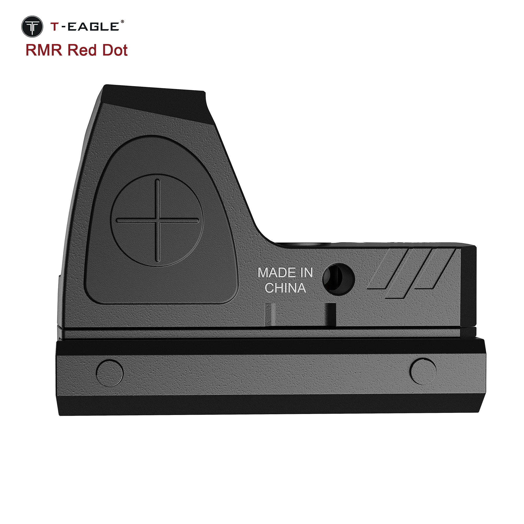 T-eagle Tactical RMR 1x Red Dot Sight Holographic Reflex Mini Sight For Glock Pistol With Picatinny Mount 2MOA Optic Red Dot