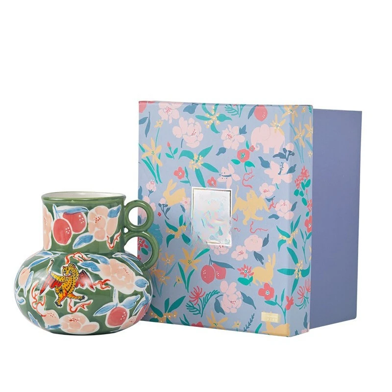 Delicate vase flower arrangement, living room ornament, high-end and practical
