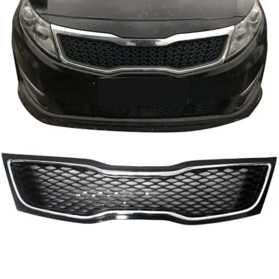 

Front Upper Bumper Grille Radiator Grill Fit for 2014 2015 Kia OptimaGlossy Black Bumper Grille Optima Accessories