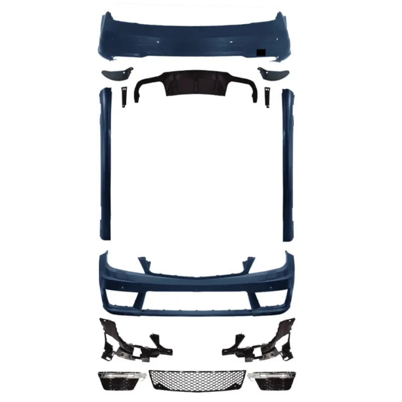 

High-Quality For W204 C-Class C180 C200 C260 C300 C63 AMStyle Carbon Fiber Body Kit 2011-2013
