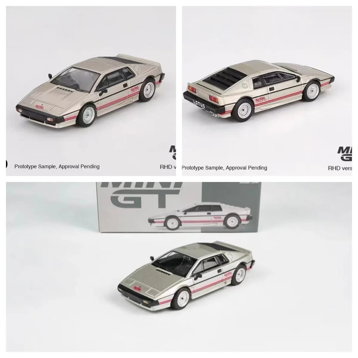 Mini GT #1109 - Lotus Esprit Turbo (Metallic Silver - 1/64 - Sealed Box) N50g Diecast Model Car Limited Editon Alloy