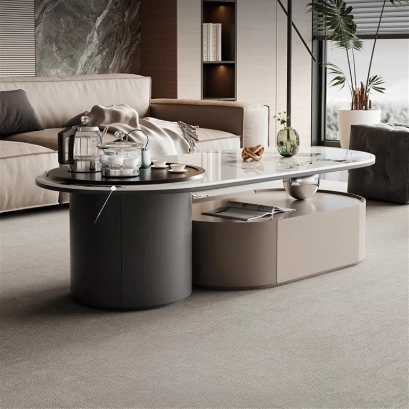 

Minimalist Mechanism Coffee Table Space Saving Computer Italian Aesthetic Bedroom Coffee Table Luxury Simple Meubles Furniture