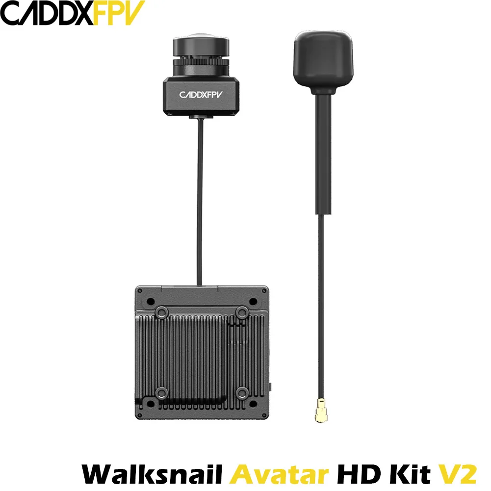 Caddx Walksnail Avatar HD Kit V2 1080P HD 160 ° كاميرا FOV 8G / 32G (مع تدفق الدوران) تخزين مدمج VTX لطائرة FPV بدون طيار #2