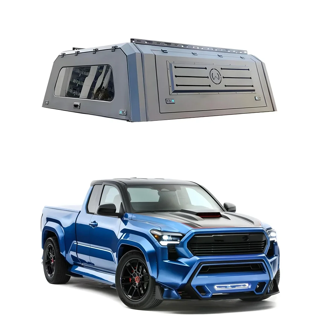 

High Quality Customized Aluminum Alloy Truck Hardtop Canopy Fiberglass Hardtop Canopy for Ford Tacama Different Pickup Models